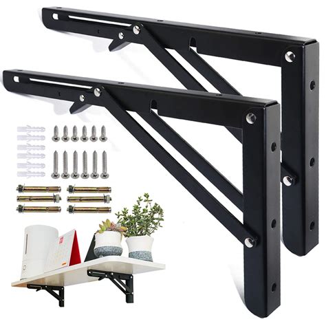 collapsible metal bracket x|wall mounted folding desk brackets.